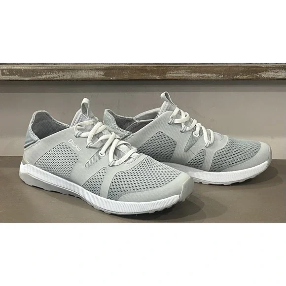 OluKai Huia Women's Slip-On Athletic Shoes Grey US Size 7 NWOB - Picture 3 of 10